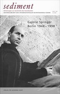 Cover: Galerie Springer. Berlin 1948-1998 - Verlag f&uuml;r Moderne Kunst