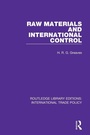 Cover: Raw Materials and International Control - Routledge