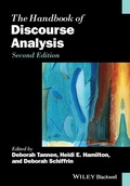 Cover: The Handbook of Discourse Analysis - Wiley