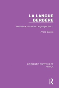 Abbildung von: La Langue Berbere - Routledge