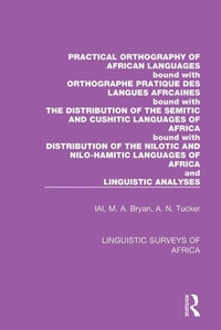 Abbildung von: Practical Orthography of African Languages - Routledge