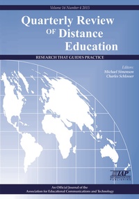 Enlarge image Cover: Quarterly Review of Distance Education Journal Issue - IAP - Information Age Publishing