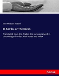 Cover: El-Kor'an, or The Koran - Hansebooks