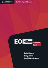 Enlarge image Cover: EOI Test Generator Advanced DVD-ROM - Cambridge University Press