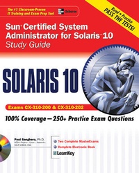 Abbildung von: Sun Certified System Administrator for Solaris 10 Study Guide (Exams CX-310-200 & CX-310-202) - McGraw-Hill Education