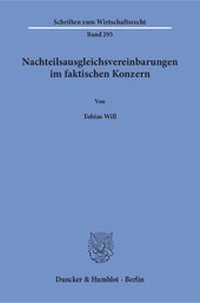Abbildung von: Nachteilsausgleichsvereinbarungen im faktischen Konzern - fibre