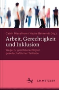 Cover: Arbeit, Gerechtigkeit und Inklusion - J.B. Metzler