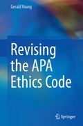 Cover: Revising the APA Ethics Code - Springer