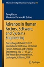 Cover: Advances in Human Factors, Software, and Systems Engineering - Springer