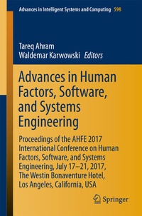 Enlarge image Cover: Advances in Human Factors, Software, and Systems Engineering - Springer