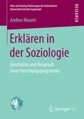 Cover: Erkl&auml;ren in der Soziologie - Springer VS