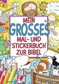 Cover: Mein gro&szlig;es Mal- und Stickerbuch zur Bibel - Neukirchener Verlag