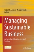 Cover: Managing Sustainable Business - Springer