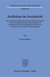 Abbildung von: Mediation im Sozialrecht. - Duncker & Humblot