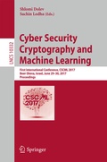 Cover: Cyber Security Cryptography and Machine Learning - Springer