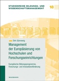 Cover: Management der Europ&auml;isierung von Hochschulen und Forschungseinrichtungen - Waxmann