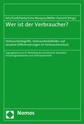 Cover: Wer ist der Verbraucher? - Nomos