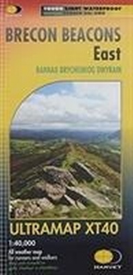 Abbildung von: Brecon Beacons East - Harvey Map Services Ltd