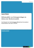 Cover: Erl&ouml;smodelle von Zeitungsverlagen in Zeiten des Medienwandels - GRIN Verlag