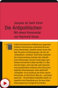 Cover: Die Antipolitischen - Hamburger Edition, HIS