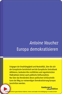 Abbildung von: Europa demokratisieren - Hamburger Edition HIS