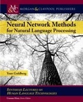 Cover: Neural Network Methods in Natural Language Processing - Morgan and Claypool Life Sciences