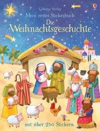 Abbildung von: Mein erstes Stickerbuch: Die Weihnachtsgeschichte - Usborne