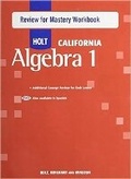 Cover: Holt Algebra 1 California - Holt McDougal