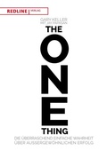 Cover: The One Thing - REDLINE