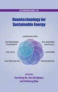 Cover: Nanotechnology for Sustainable Energy - Oxford University Press Inc