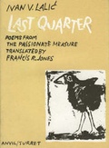 Cover: Last Quarter - Anvil Press Poetry