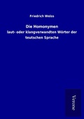 Cover: Die Homonymen - TP Verone Publishing
