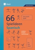 Cover: 66 Spielideen Spanisch - Auer Verlag in der AAP Lehrerwelt GmbH