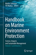 Cover: Handbook on Marine Environment Protection - Springer