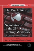 Cover: The Psychology of Negotiations in the 21st Century Workplace - Routledge