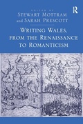 Cover: Writing Wales, from the Renaissance to Romanticism - Routledge