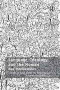 Cover: Language, Ideology, and the Human - Routledge