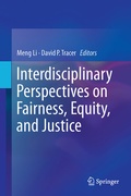 Cover: Interdisciplinary Perspectives on Fairness, Equity, and Justice - Springer