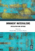 Cover: Immanent Materialisms - Routledge