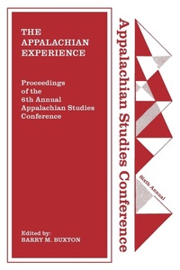 Enlarge image Cover: The Appalachian Experience - The University of North Carolina Press