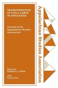 Cover: Journal of the Appalachian Studies Association, Volume 2, 1990 - The University of North Carolina Press