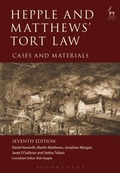 Cover: Hepple and Matthews' Tort Law - Hart Publishing
