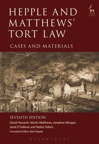Enlarge image Cover: Hepple and Matthews' Tort Law - Hart Publishing