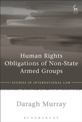 Cover: Human Rights Obligations of Non-State Armed Groups - Hart Publishing