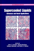 Cover: Supercooled Liquids - American Chemical Society