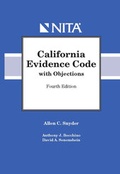 Cover: California Evidence Code with Objections - Wolters Kluwer Law & Business