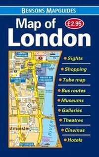 Abbildung von: Map of London - Bensons MapGuides