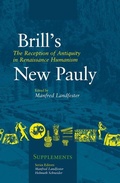 Cover: The Reception of Antiquity in Renaissance Humanism - Brill