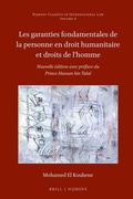 Cover: Les garanties fondamentales de la personne en droit humanitaire et droits de l'homme - Martinus Nijhoff