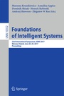 Cover: Foundations of Intelligent Systems - Springer